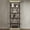 Ivory White, variant on iNSPIRE Q Cabana Industrial 5-Tier 84 Inch Tall Bookcase, Brown