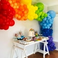thumbnail image 6 of RUBFAC 189pcs Rainbow Balloon Garland Arch Kit, 7 Assorted Colors 5/12/18 Inch Latex Balloons for Birthday Party Baby Shower Wedding Anniversary Decoration, 6 of 7