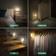 thumbnail image 5 of Luces con sensor de movimiento para interiores, paquete de 2 luces LED nocturnas recargables por USB con 3 modos (automático/encendido/apagado), luz adhesiva para armario con tiras magnéticas para la, 5 of 5