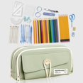 thumbnail image 5 of Grande Trousse à Crayons, Fournitures Scolaires, Trousse Cosmétique, Cadeau de Rangement, Adaptée pour Collège, Lycée, Bureau, 5 of 5