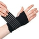 thumbnail image 2 of Muñequera elástica para el dolor articular, ideal para esguinces, lesiones por esfuerzo repetitivo, tendinitis y lesiones deportivas, para mano derecha o izquierda (negra), 2 of 5
