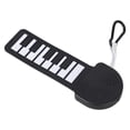 thumbnail image 1 of Light weight Foldable Silicone Electronic Piano Hand Roll Desktop Practice Instrument For Beginners Outdoor Use Multicolor, 1 of 4