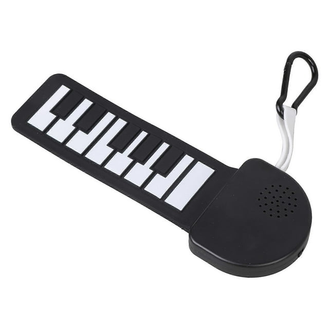 Light weight Foldable Silicone Electronic Piano Hand Roll Desktop Practice Instrument For Beginners Outdoor Use Multicolor
