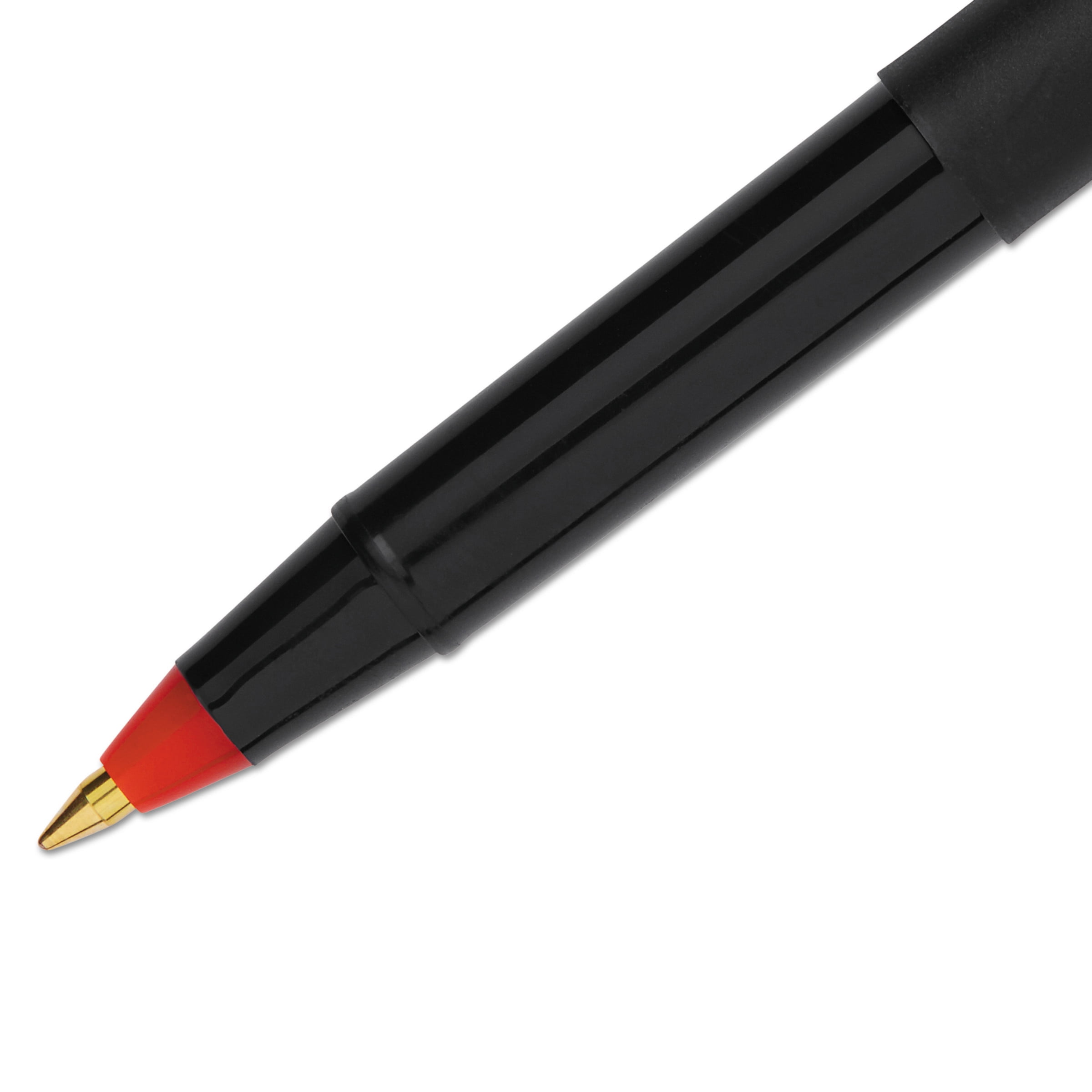 uni-ball Onyx Roller Ball Stick Dye-Based Pen, Red Ink, Fine, Dozen