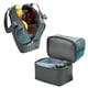 thumbnail image 4 of Lonchera Nova Graphitex de dos pisos interior plastificado color azul jaspe, 4 of 5
