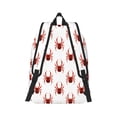 thumbnail image 2 of Naloa Spiders Insects Canvas Backpack for Men Women Rucksack Casual Travel Daypack College Tote Satchel Bookbag for Teens-Medium, 2 of 7