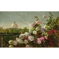 thumbnail image 2 of Abbott Fuller Graves 14x11 Gold Ornate Wood Frame and Double Matted Museum Art Print Titled - From the Terrace, 2 of 4