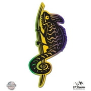 Chameleon Colorful - 3" Vinyl Sticker - For Car Laptop I-Pad Phone Helmet Hard Hat - Waterproof Decal