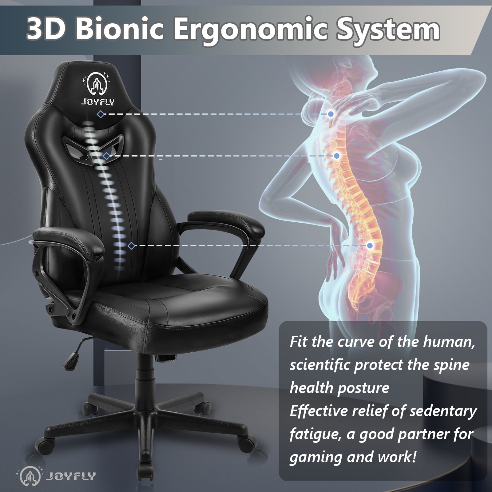 JOYFLY　ゲーミングチェア JOYFLY Ergonomic Computer Gaming Chair Racing Style Task Chair for