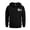 Multicolor, variant on Men's Flag Print Zip Up Hoodie with Arm Pocket, Casual Cardigan Style Sweatshirt, Large Size Fleece Jacket for Patriotic Events, Christmas, Outdoor Activities,Black,L