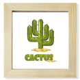 thumbnail image 1 of Cactus Succulentes en Pot Vert Carré Cadre Photo Mur Présentoir de Table, 1 of 3
