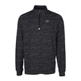 thumbnail image 2 of Men's Cutter & Buck Black Purdue Boilermakers Traverse Camo Print Stretch Quarter-Zip Pullover Top, 2 of 3