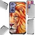 thumbnail image 1 of Compatible with Samsung Galaxy S21 Plus 5G Hybrid Fusion Guard Phone Case Cover (Half Lion ), 1 of 1
