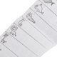 thumbnail image 3 of Etiquetas de nombre Zhivalor 100 cuadrículas Poliéster Blanco, 3 of 8
