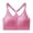 Pink-03, variant on SPZTSX Front Zipper Sports Bras for Women Adjustable Straps High Support Breathable Post Surgery Workout Yoga Bra Free Size