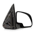 thumbnail image 4 of For Chevy Silverado 1500 1999 00 01 02 03 2004 Door Mirror Passenger Side | Power Glass | Heated | Chrome | Manual Folding | Standard Style | Replacement For GM1321173 | 15062886, 15179830, 4 of 8