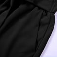 thumbnail image 5 of Aayomet Womens Shorts Fashion Ruffle Elastic Waist Summer Beach Short With Pockets Belt (A, XL), 5 of 5