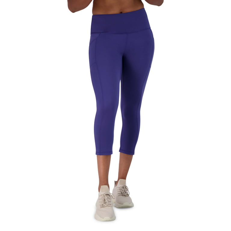 Reebok Women's Highrise Everyday Capri Legging with 20 Inseam and Side  Pockets 
