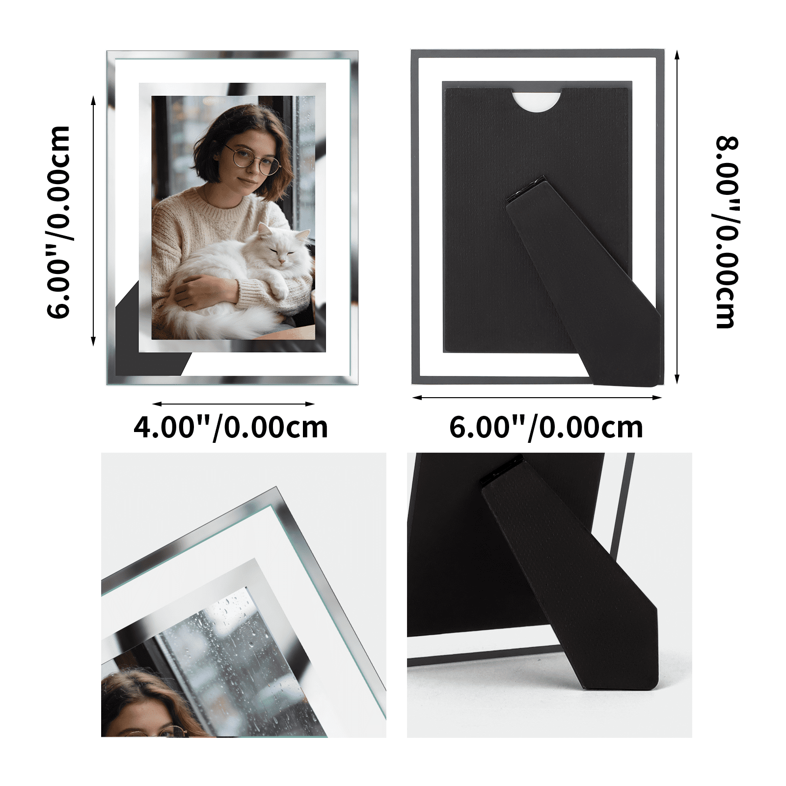 12 Packs 4x6 Picture Frames for Tabletop Display
