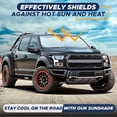 thumbnail image 2 of ASTRAEA Foldable Car Windshield Sun Shade, Jumbo Extra Large Car Front Window Visor Cover for Trucks Vans MPV Large Vehicles (75" x 35.4"), 2 of 8