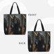 thumbnail image 2 of Fotbe Black And Gold White Horse Bolsa Tote con Estampado para Mujer, Bolsos con Cremallera, Bolsa de Hombro Casual de Gran Capacidad con Bolsillos Internos, 2 of 7