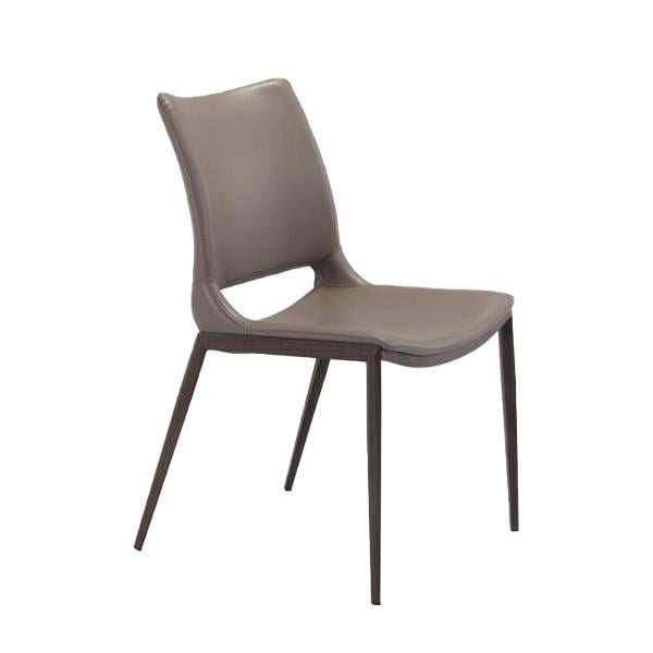 Silla de Comedor Kessa Muebles Ace Gris Nuez