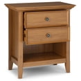 thumbnail image 3 of Amherst Table de Chevet en Bois Massif de 24 Pouces de Large en Brun Doré Clair, 3 of 9