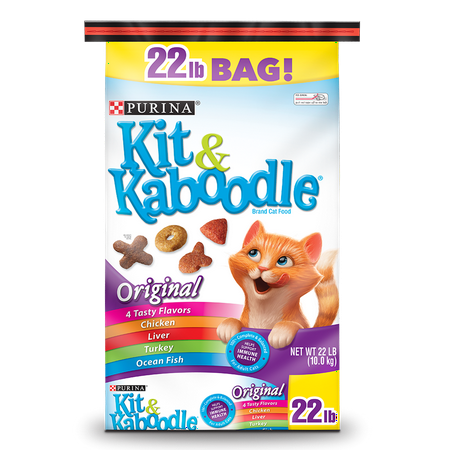 Purina Kit & Kaboodle Original Dry Cat Food, 22