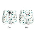 thumbnail image 5 of Picia Cartoon House Car Pattern Women's 2 in 1 Athletic Running Shorts High Waisted Workout Casual Gym Sweat Shorts with Comfy Liner Zipper Pockets-Small, 5 of 9