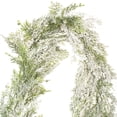 thumbnail image 2 of Vickerman 75" Artificial Snowy Cedar Garland., 2 of 2