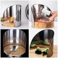 thumbnail image 4 of WEUVEB Pantalla Antisalpicaduras De Acero Inoxidable Para Cocina Accesorio Práctico Para Tabla De Cortar, 4 of 8