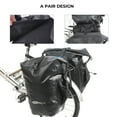 thumbnail image 2 of AFISHTOUR Waterproof Bike Panniers, 50L Bike Bags for Bicycle Rear Rack, Bicycle Saddle Bags for Grocery (Black, 1 Pair), 2 of 7