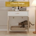 thumbnail image 2 of Gabinete de madera para caja de arena para gatos Faceket 80x40x88 cm, 2 of 9
