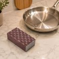 thumbnail image 4 of Emery Sponge Block for Kitchen Cleaning, Diamond Textured Abrasive Sanding Sponge for Descaling Rust Removal Polishing, Soft Sponge Base Fits Curved Flat Surfaces, Metal Wood Auto Paint Plastic, 4 of 8