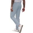 thumbnail image 4 of LODIENY Men Golf Dress Pants Stretch Slim Fit Casual Trouser Button Waist Slacks for Men Straight Leg Lightweight Trousers with Pockets Light Blue S, 4 of 9