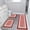 Brick Red, variant on TECHVIDA Bathroom Rugs 3pcs Set,Non-Slip Ultra Soft Carpet,Bath Rugs,Water Absorbent,Machine Washable,Dark Grey