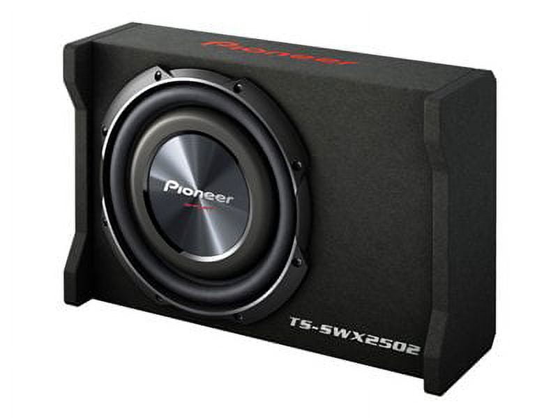 Pioneer 10 Inch 1200 Watt Shallow Mount Subwoofer Pre-Loaded Sub |  TS-SWX2502