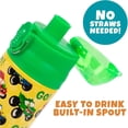 thumbnail image 5 of Bentology Stainless Steel 13oz Insulated Kids Water Bottle w Built In Straw- Easy to Open, Reusable BPA-Free, Fits in Most Lunch Boxes for Boys, Girls, School, Sports, Camp- Keep Drink Cold All Day, 5 of 6