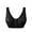 Black, variant on VISALY Front Closure Bras for Women, High Support Adjustable Strap Full Coverage Up Bras Comfortable No Underwire S, Wireless Bra, Front Closure Bras for Women, Bras, 36-46