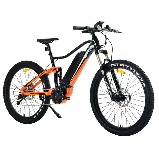 Xy 19 Frame 350w Motor 10ah Lithium Battery F R Suspension E Bike Overfly Bike Walmart Com Walmart Com