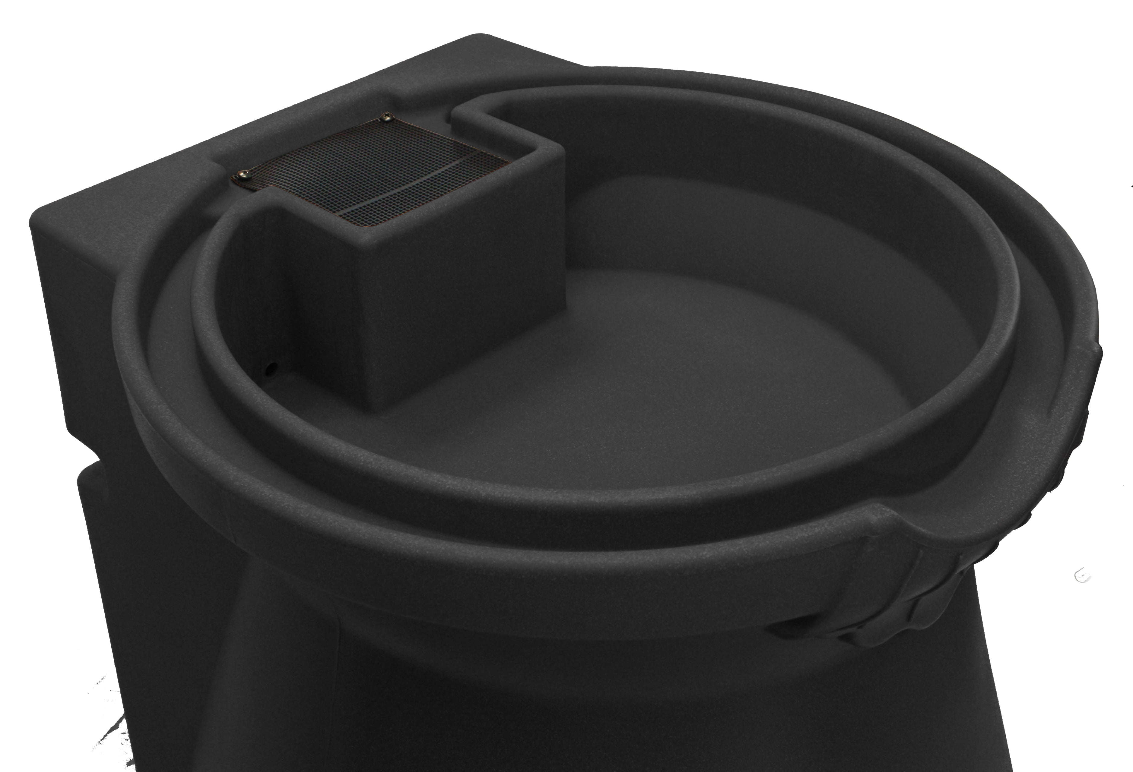 Good Ideas Rain Wizard Urn 65 Gallon Rain Barrel - Black