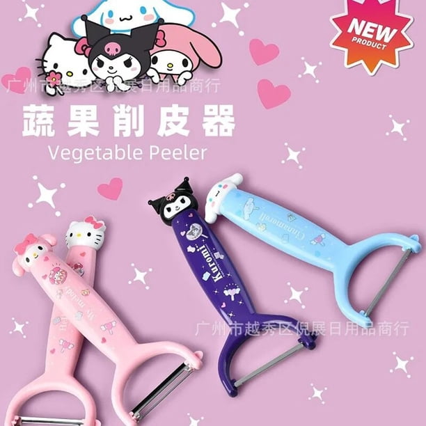 Cute Cartoon Sanrio Hello Kitty Fruit Peeler Knife Multi