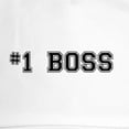 thumbnail image 2 of CafePress - #1 Boss Cap - Adjustable 100% Brushed Unisex Casual Cotton Baseball Cap, Beige, 1, 2 of 2
