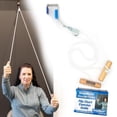 thumbnail image 2 of RangeMaster Over the Door Shoulder Pulley ? Physical Therapy Shoulder Tool ? Helps Enhance Range of Motion for Shoulder Pain and Surgery Recovery ? Metal Bracket Door Attachment, 2 of 4