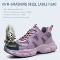 thumbnail image 6 of AUXDIQ Safety Trainers women's Steel Toe Cap Trainers Lightweight Safety Shoes for women Breathable Work Boots, 6 of 6