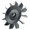 thumbnail image 2 of Chendee Air Compressor Fan Pump Accessories 5P Fan Blade D Hole 24Mm Diameter 211Mm, 2 of 9