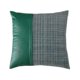 thumbnail image 1 of 2025 Latest Model Green Plaid Throw Pillow Case With Leather Stitching Home, 1 of 1