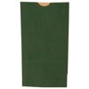 JAM Paper Kraft Lunch Bags, 5x9.75x3, Dark Green, 500/Box, Medium