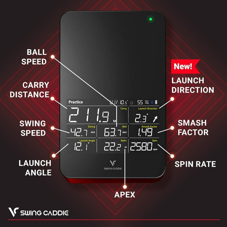Voice Caddie Caddie SC4 Portable Golf Simulator and Launch
