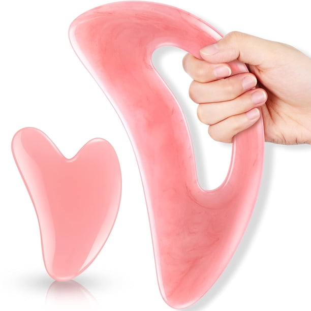 Juego de herramientas de masaje Body Guasha Gua Sha Body con empuñadura